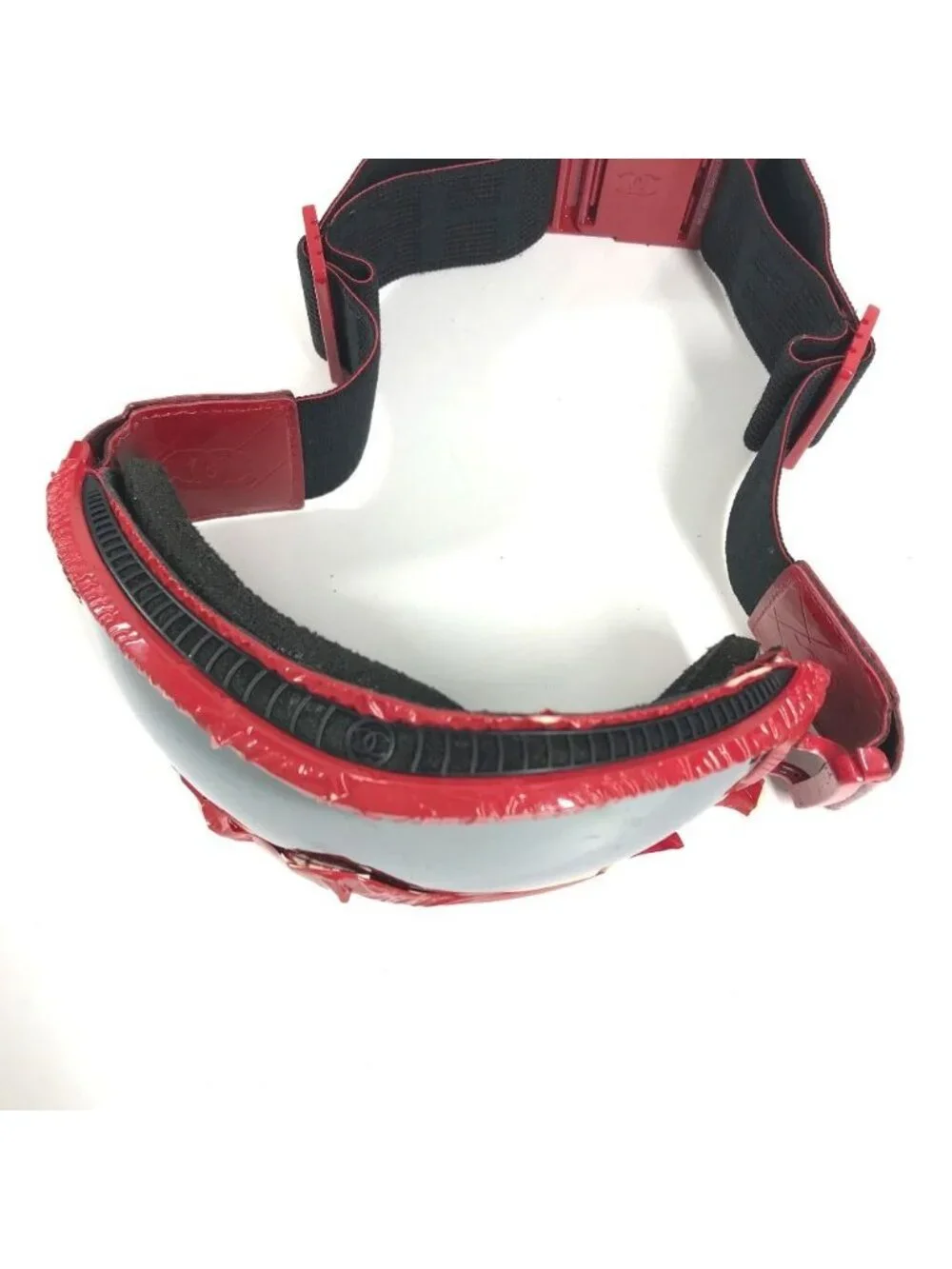 Chanel Goggle Sunglasses Acetate Red Eyewear